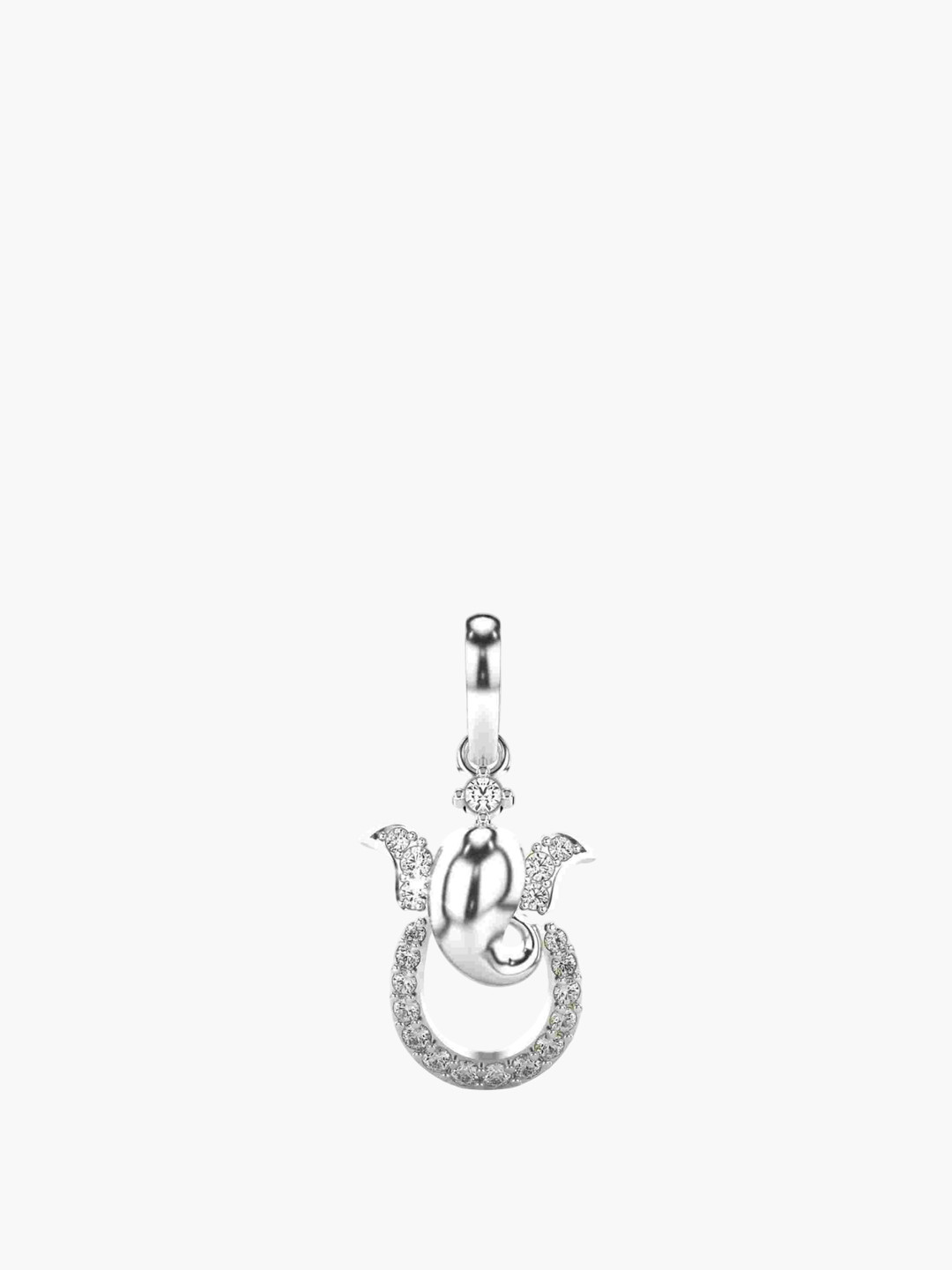 VALANOVA Women White Gold 0.95gm Lab Grown Pendant