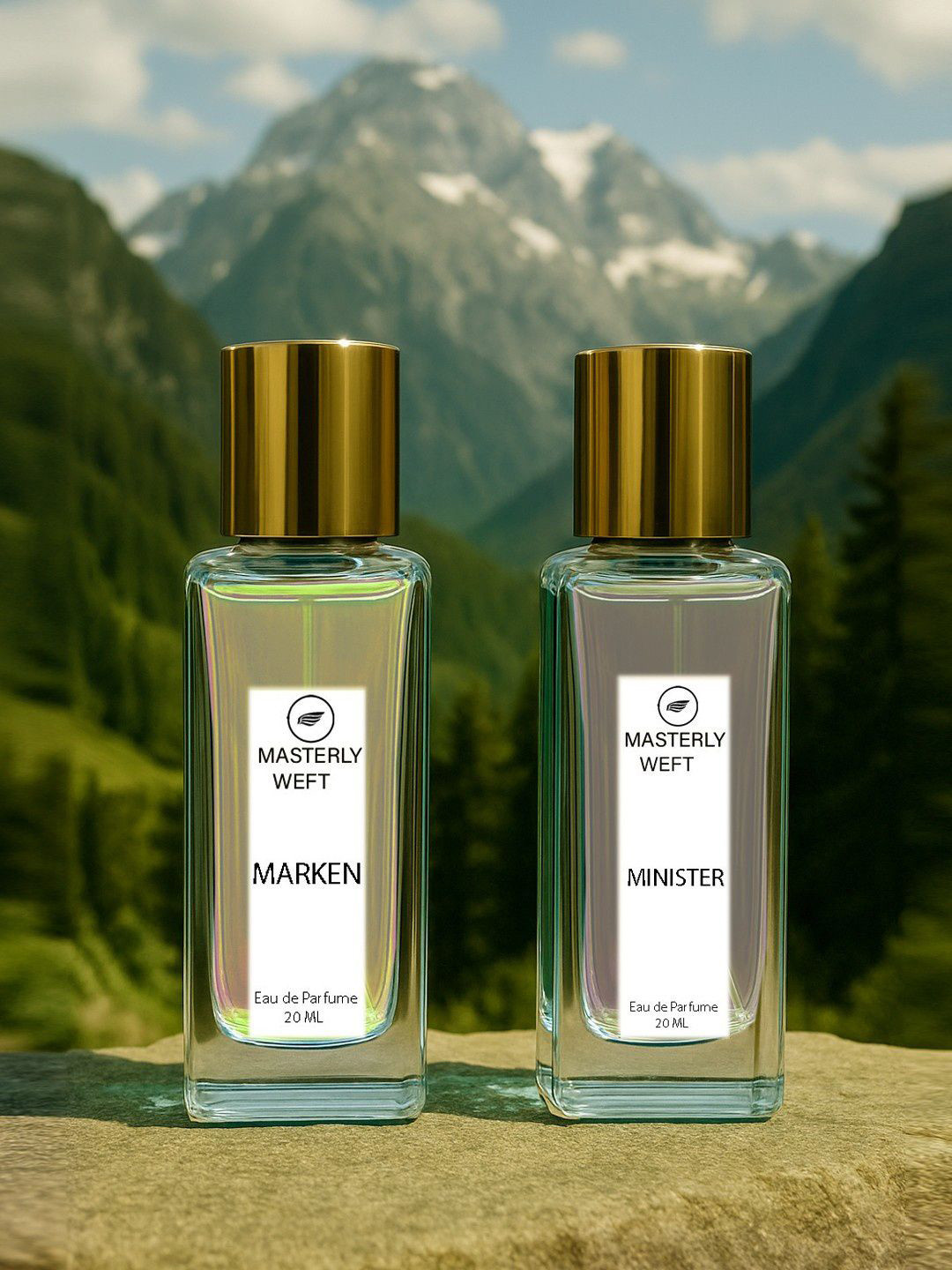 MASTERLY WEFT Set Of 2 Marken & Minister Long Lasting Eau De Parfum- 20 ml Each