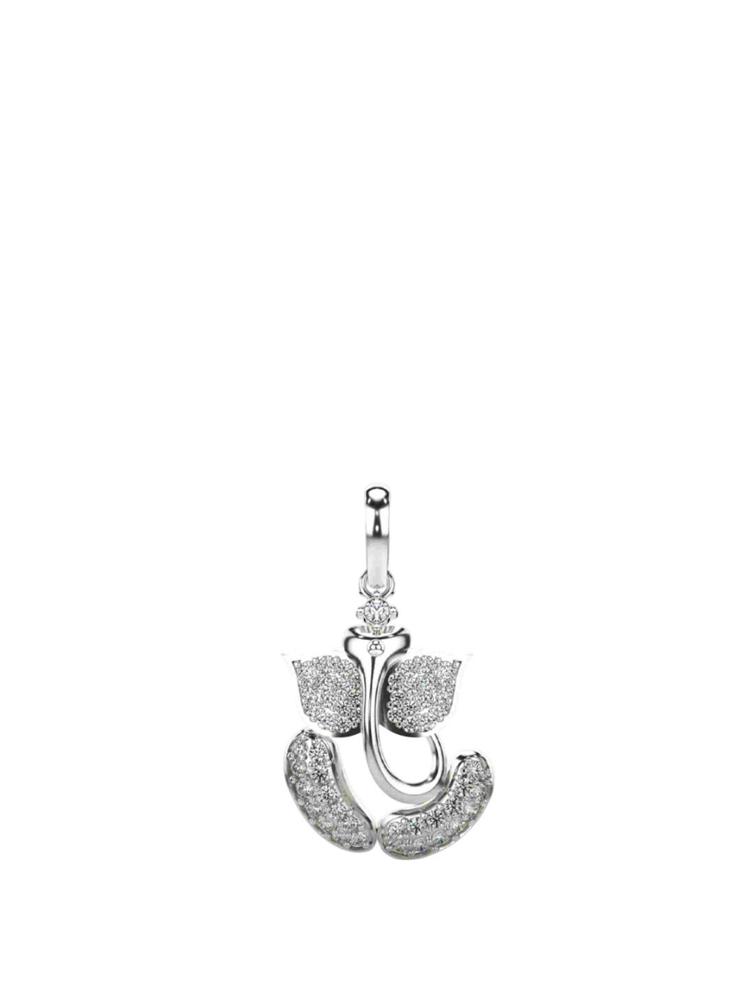 VALANOVA 18K White Gold 0.41 Ct Lab Grown Diamond Pendant