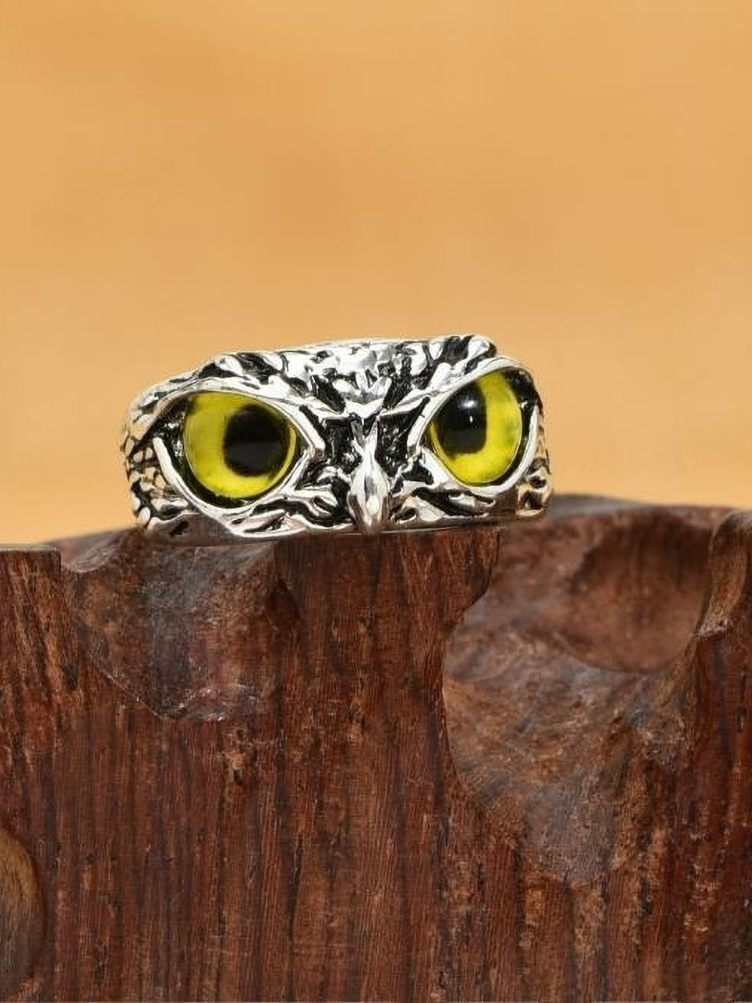 Ringzinnie Silver Owl Finger Ring