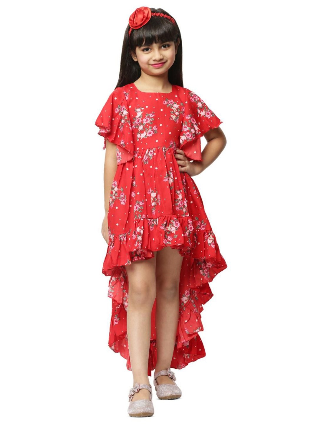 Wow Princess Girls High Low Fit and Flare Dress