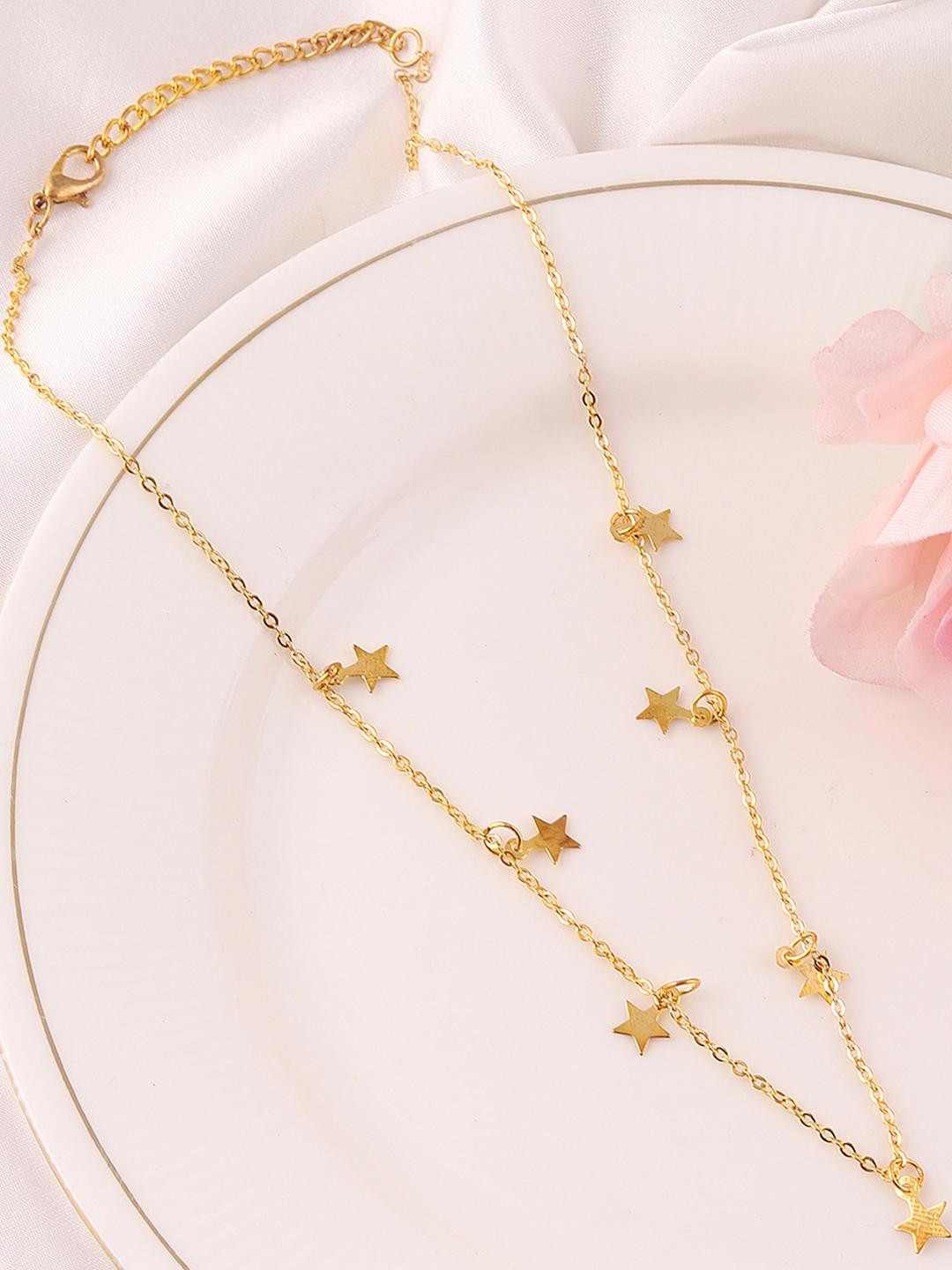 Bhagya Lakshmi Gold-Plated Necklace