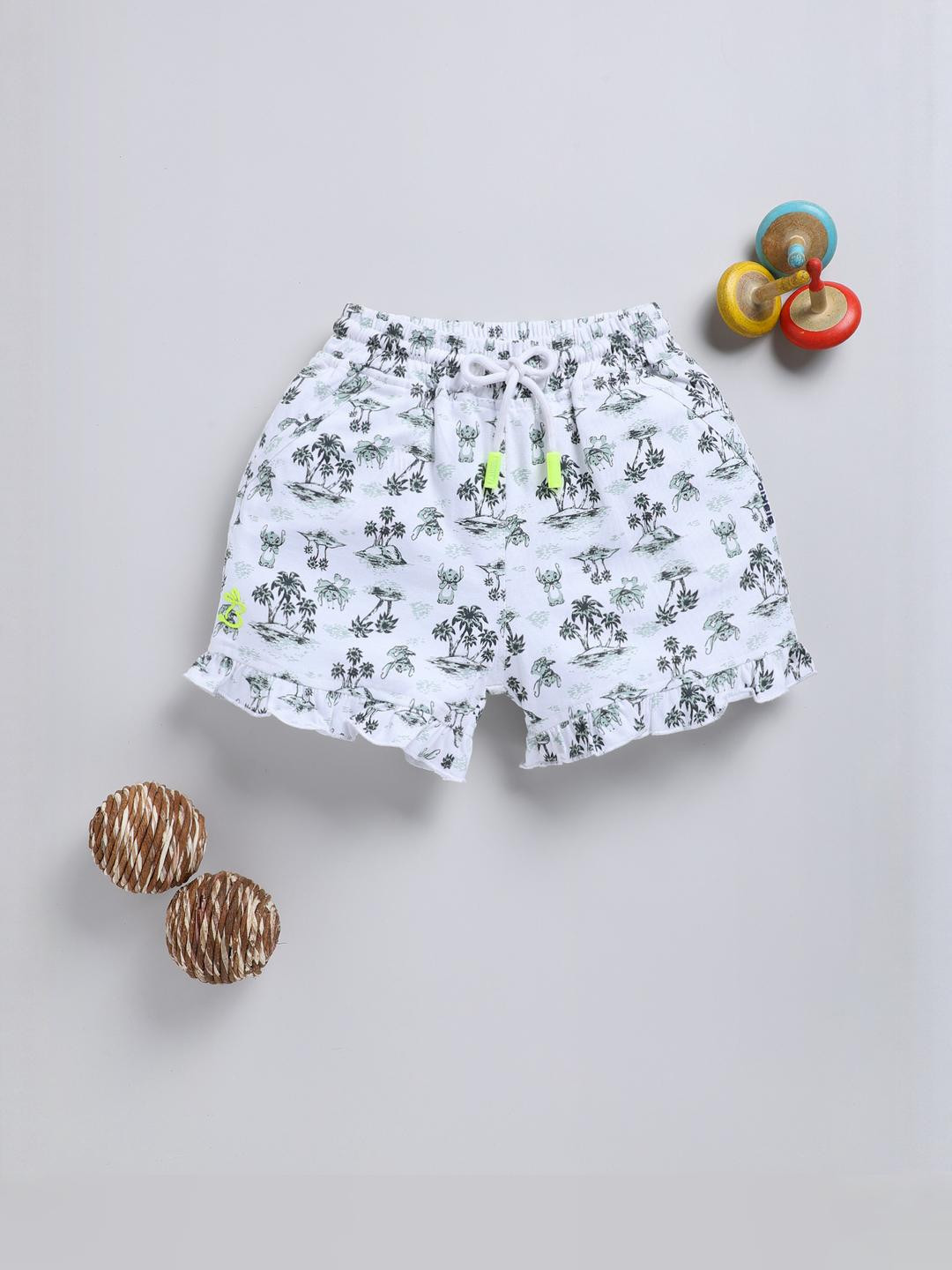 Biskid Cotton Mid-Rise Shorts