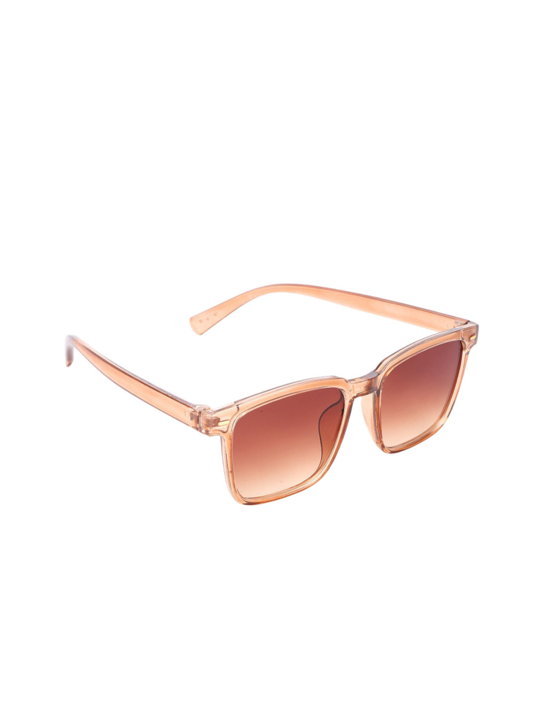 BAYBERRY Unisex Brown Lens & Brown Square Sunglasses with