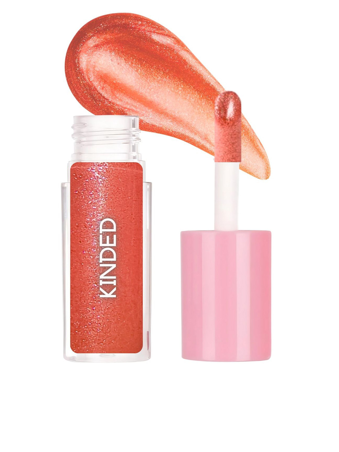 KINDED Hydrating Sheen Shimmer Lip Gloss With Vitamin E- 5 ml - Daisy Orange 06