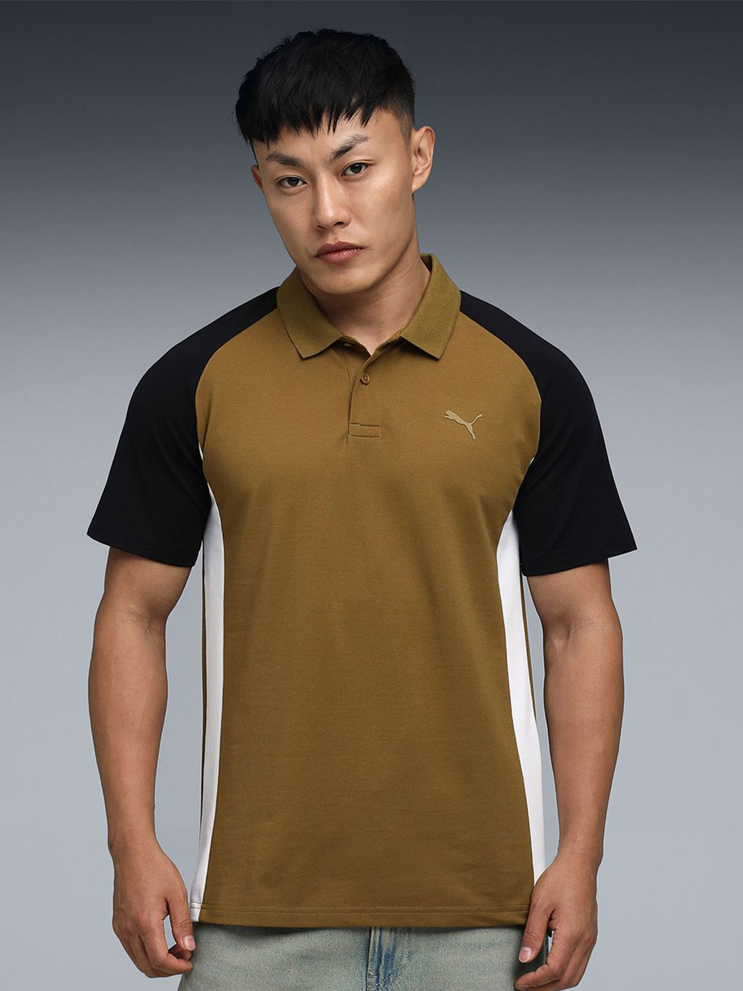 Puma Essentials Collar Tipping  Polo Cotton Tshirt