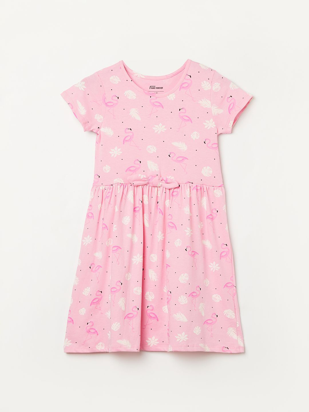 Fame Forever by Lifestyle Girls Conversational Printed A-Line Dress