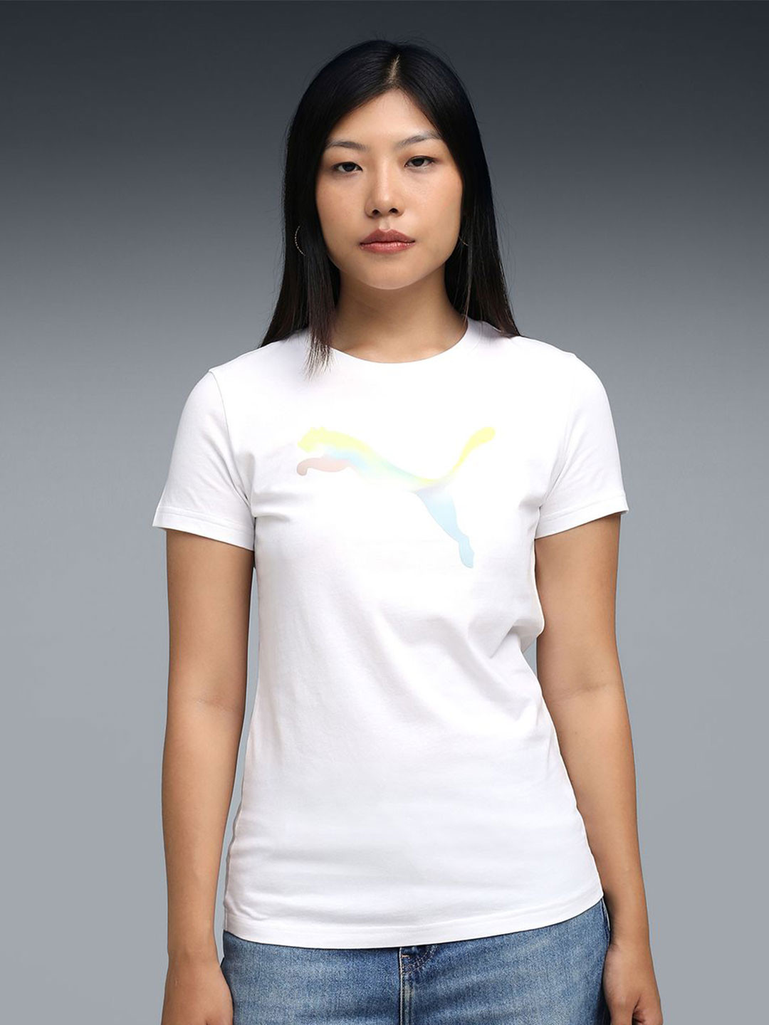 Puma House of Graphics Women's Crew Neck Cotton Tee