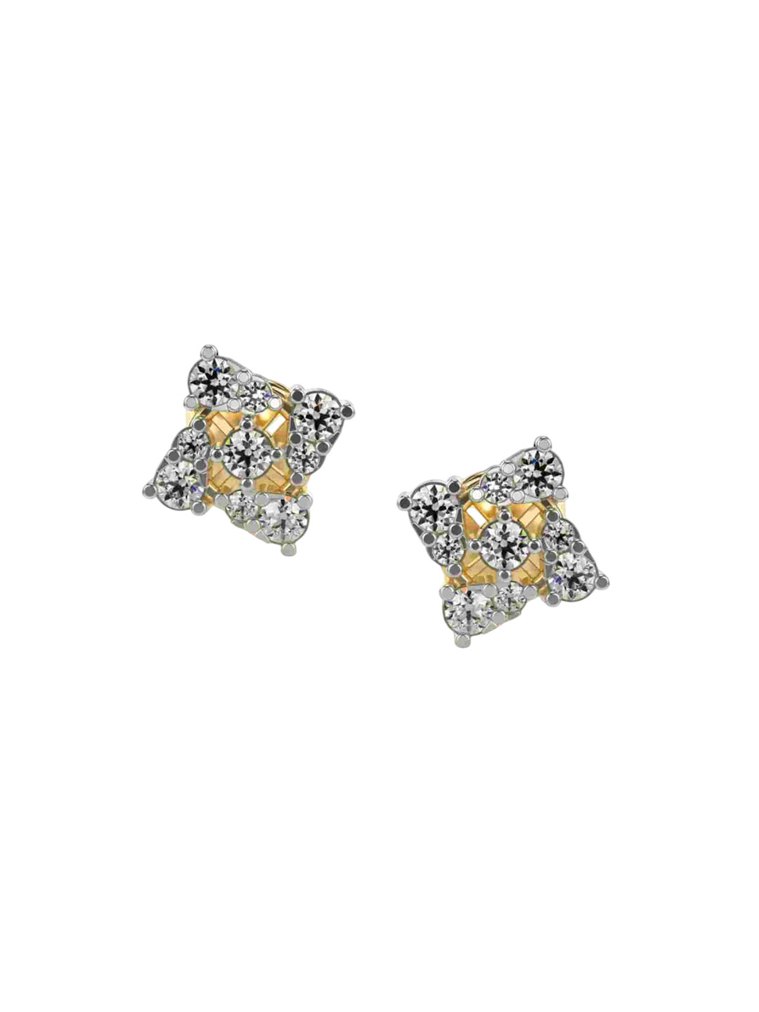 VALANOVA 14K Yellow Gold 0.43 Ct Lab Grown Diamond Earring