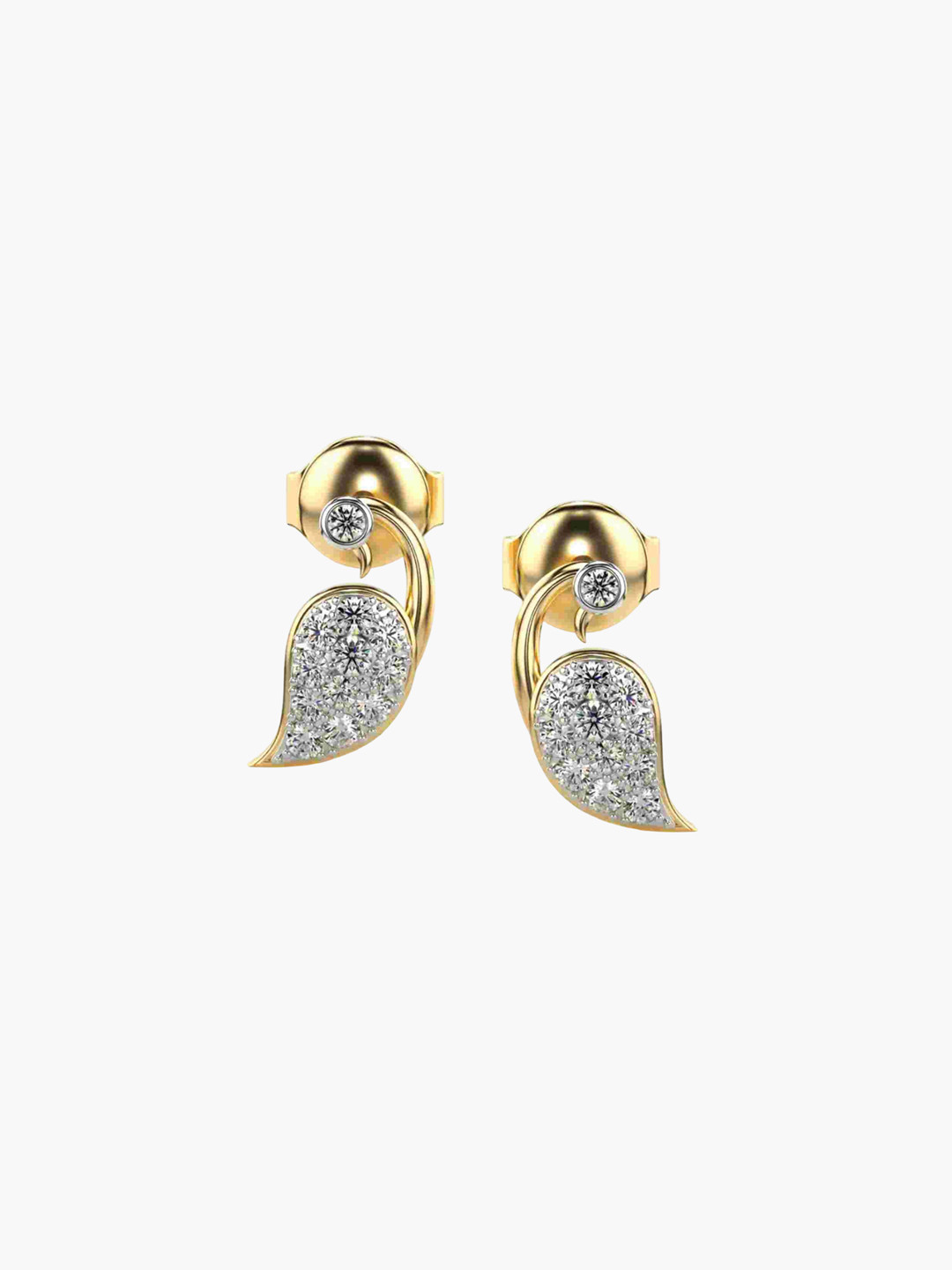 VALANOVA 14K Yellow Gold 0.28 Ct Lab Grown Diamond Earring