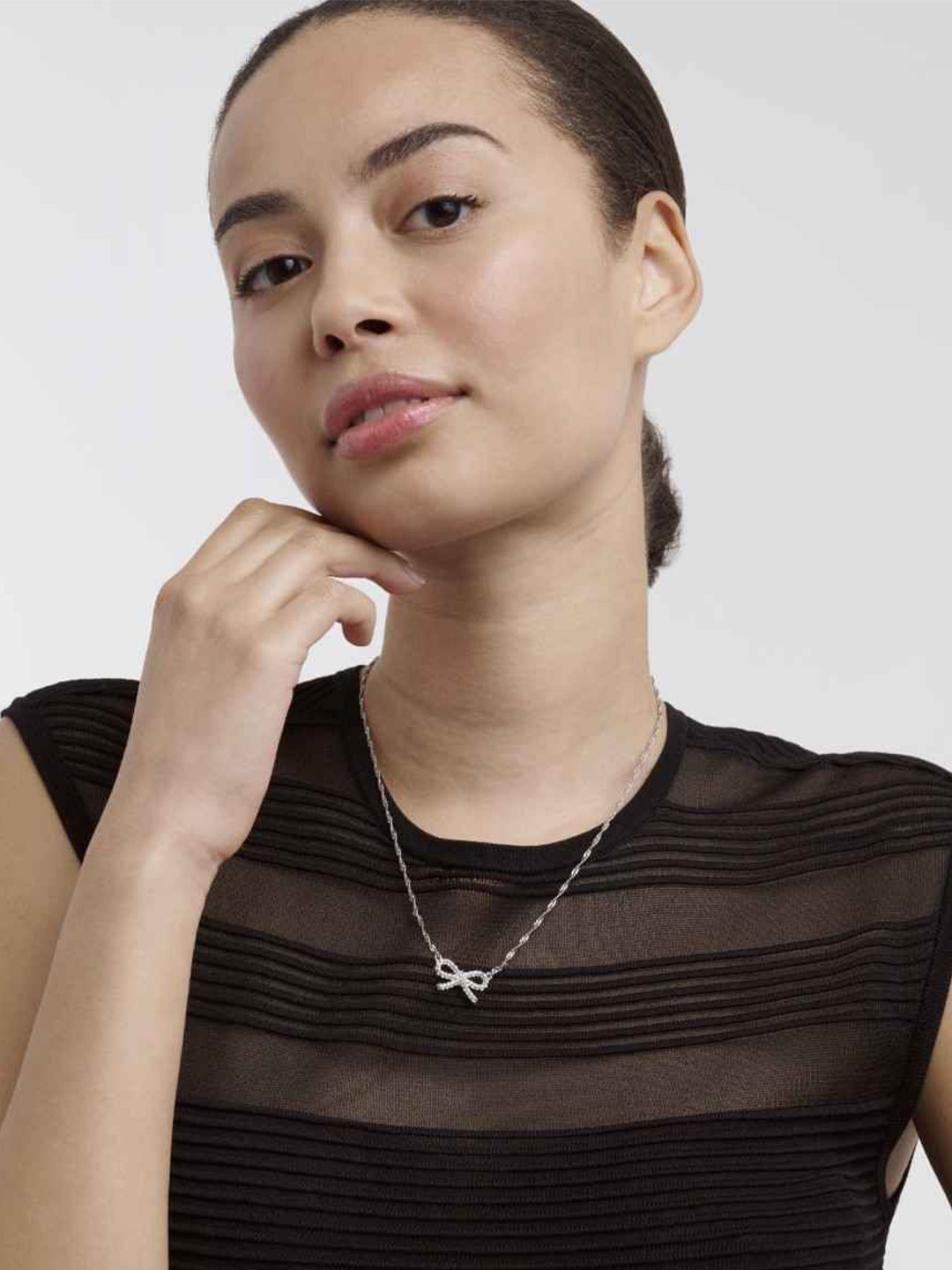 Ted Baker Brass Silver-Plated Necklace