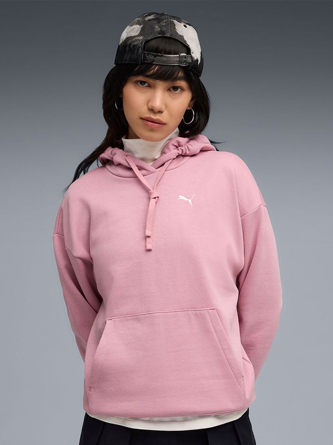 Puma Essentials Foundation Women Relaxed Fleece Hoodie