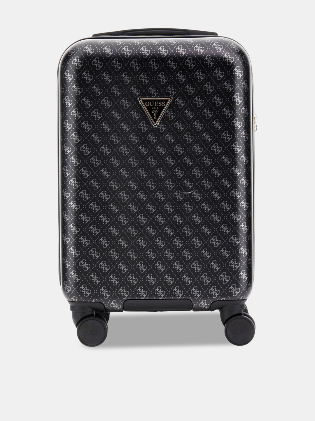 GUESS Printed Jesco 18 In 8-Wheeler Hard-Sided Trolley Suitcase