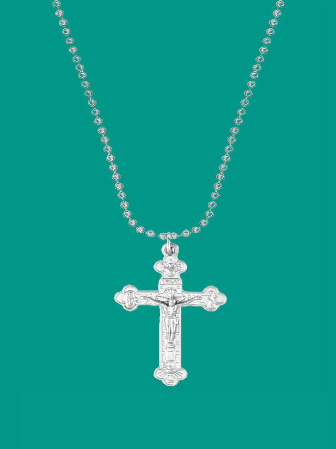 Dynamic Retail Global Men Chain With Cross Pendant