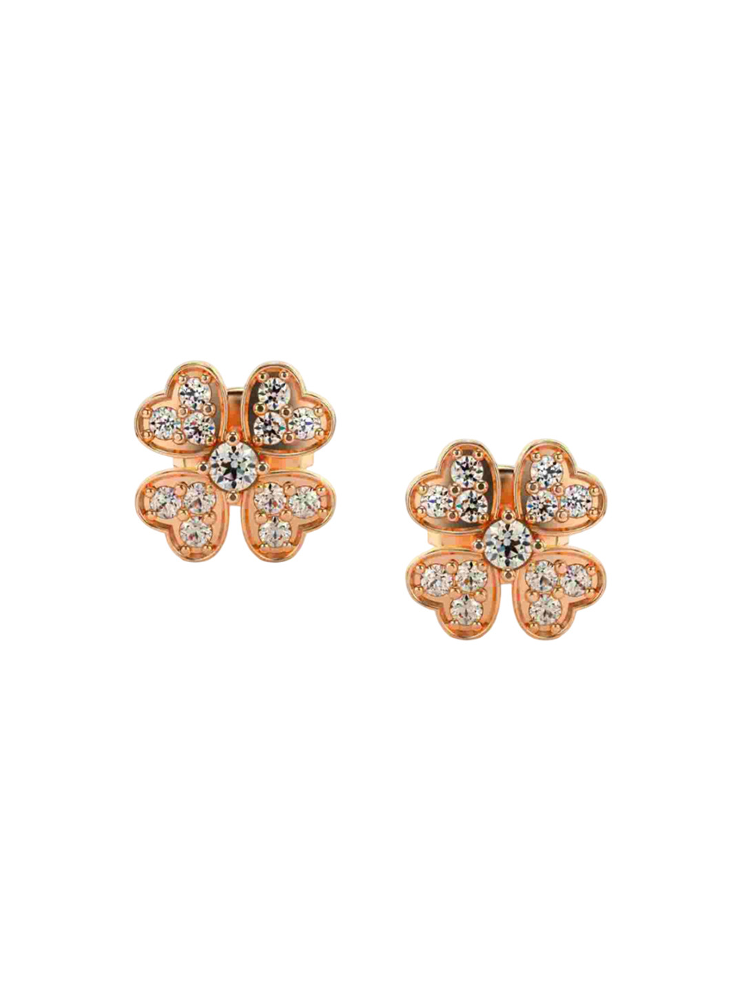 VALANOVA 18K Rose Gold 0.30 Ct Lab Grown Diamond Earring