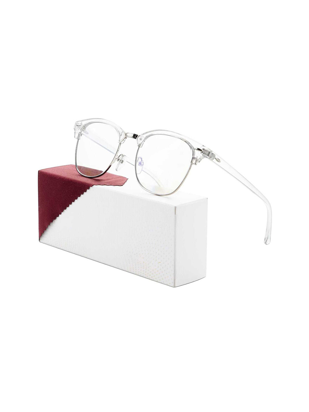 LEGEND EYEWEAR Unisex Browline Sunglasses With Mirrored Lens SGLGTS747RTXFYCA