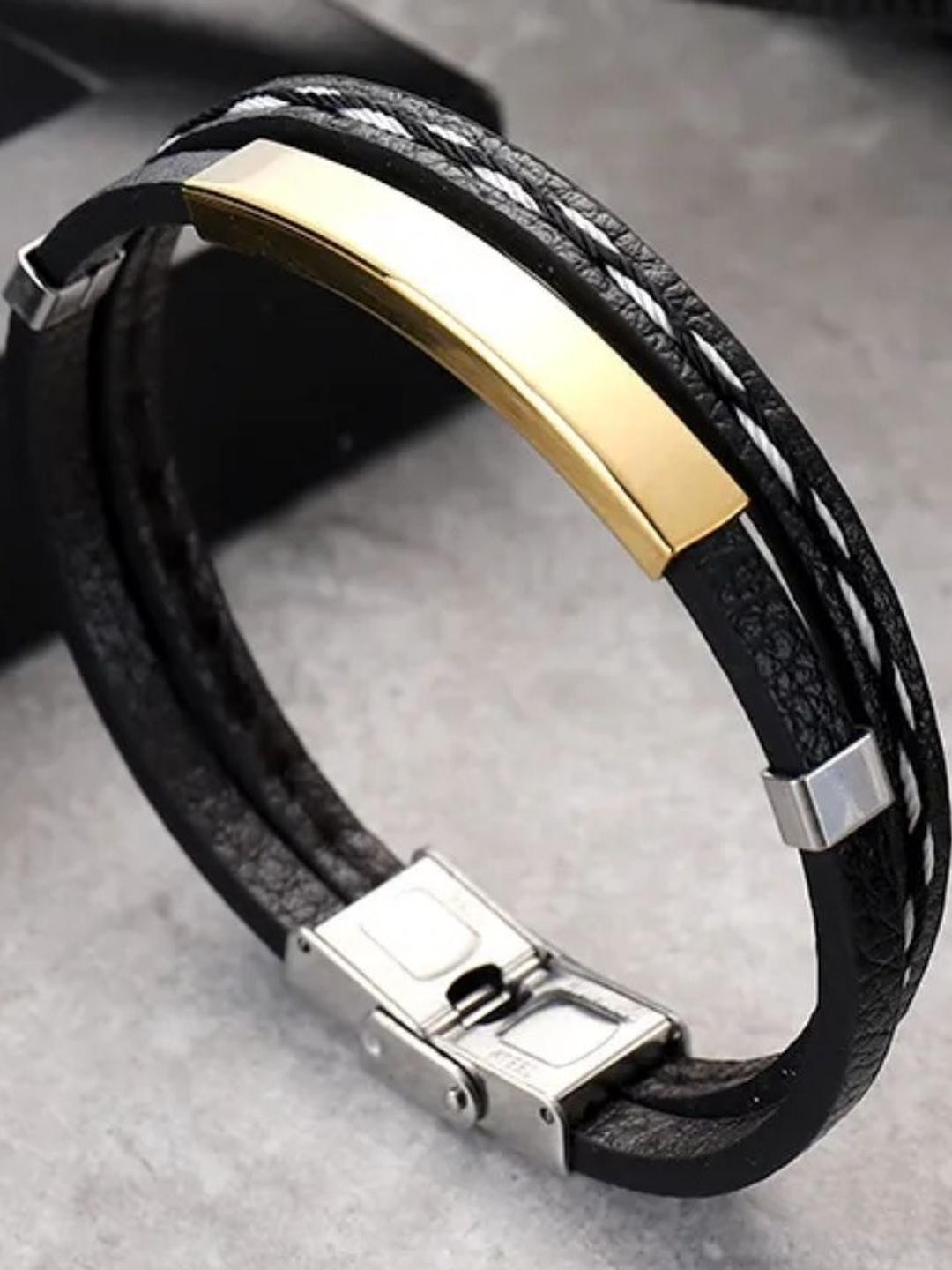 flavouredlove Gold Stainless Steel Bracelet