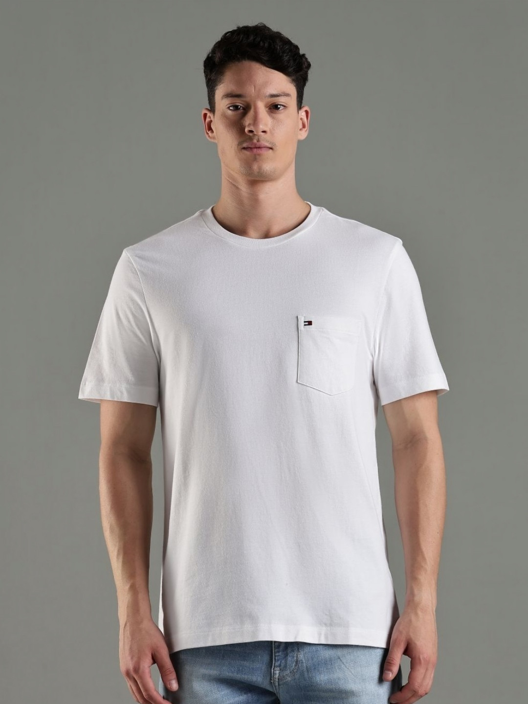 Tommy Hilfiger Europe Round Neck Short Sleeves Casual T-shirt