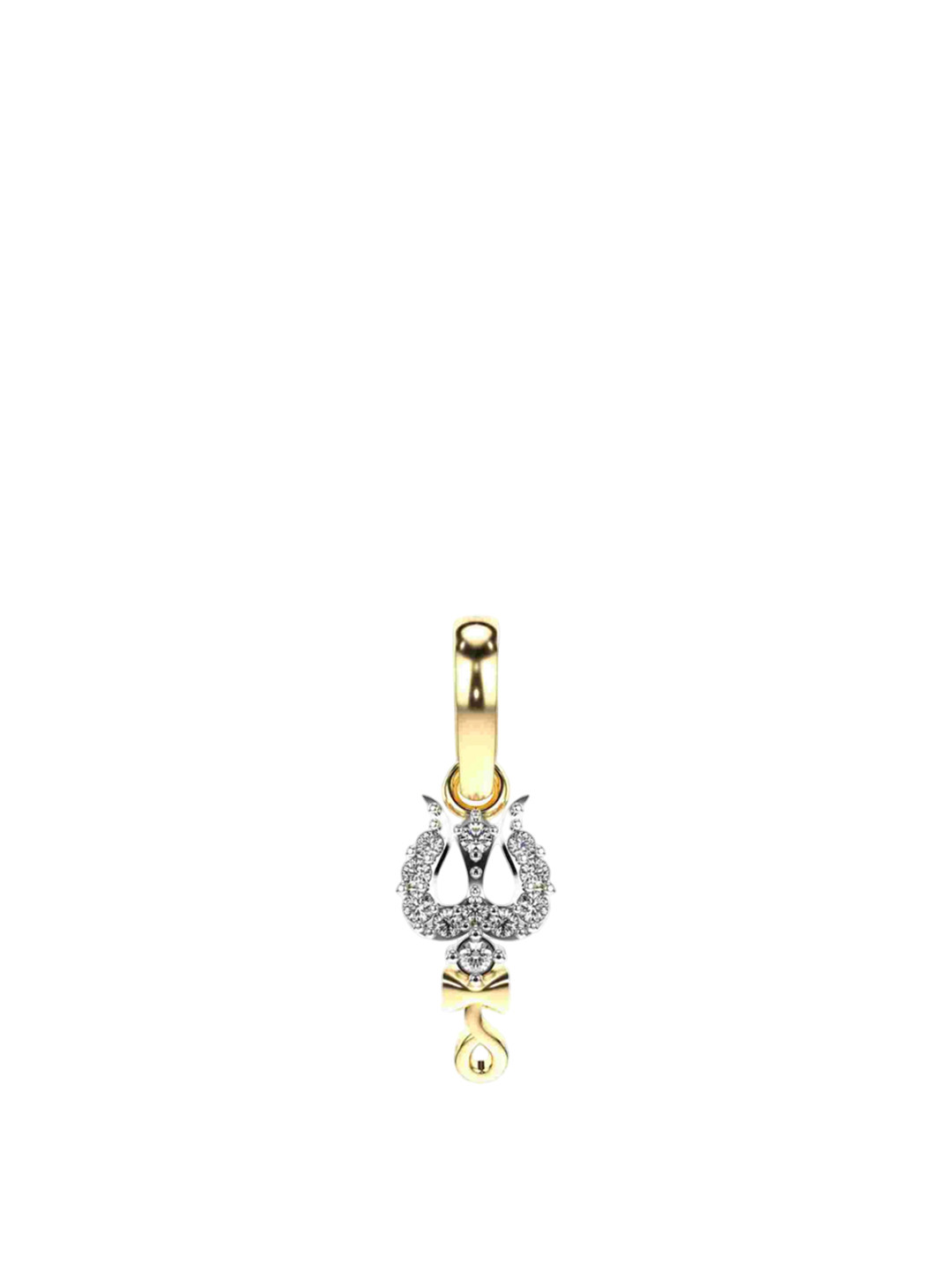 VALANOVA 18K Yellow Gold 0.07 Ct Lab Grown Diamond Pendant