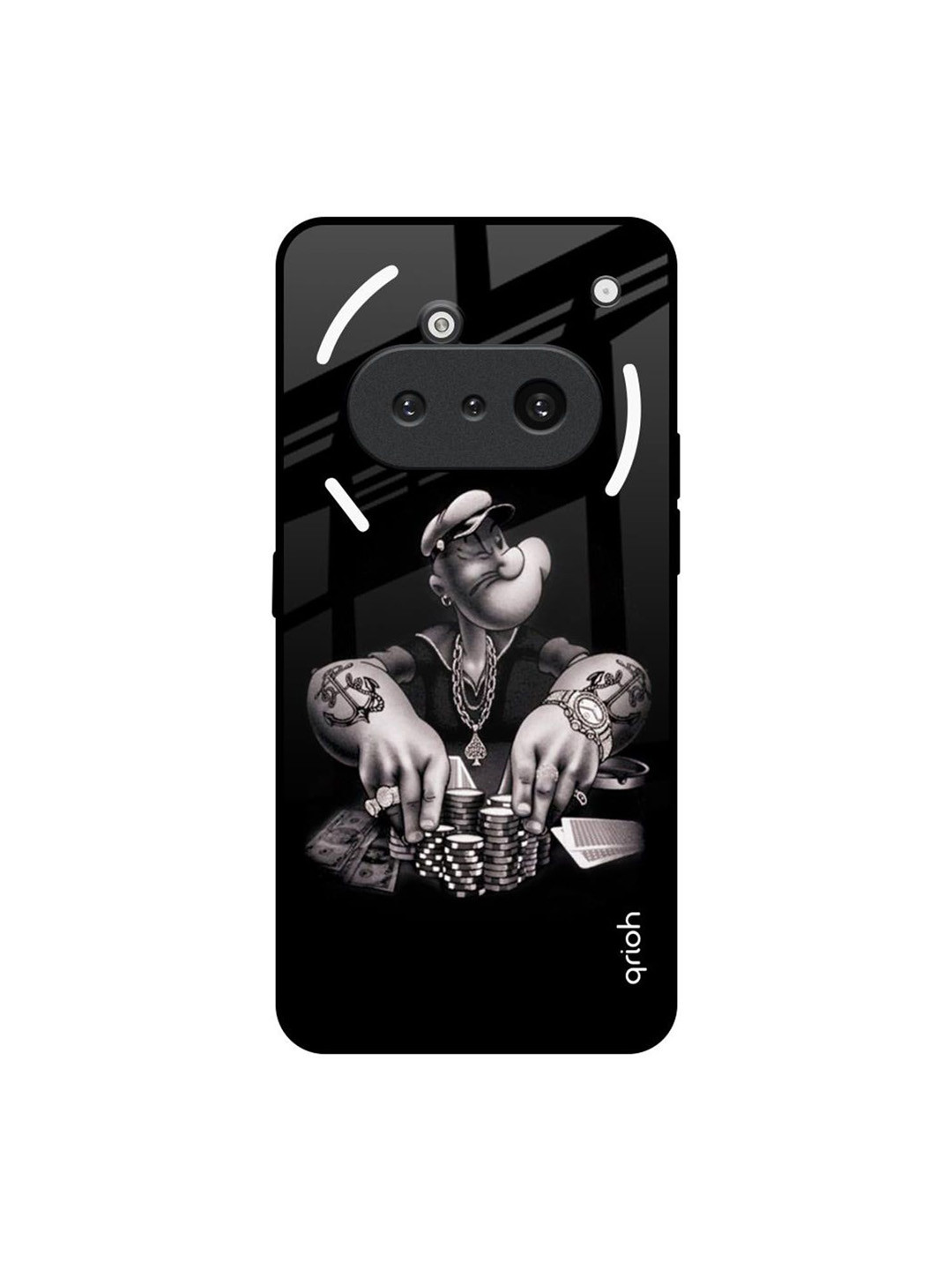 QRIOH Conversational Printed Nothing Phone 3a Back Case Mobile Accessories