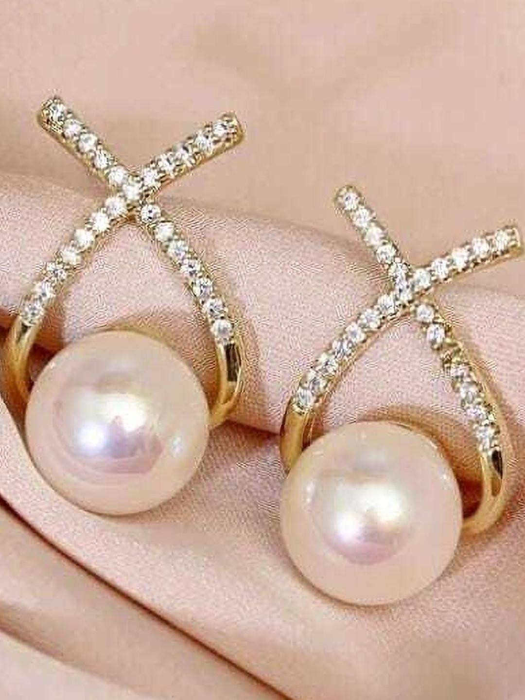 spyronix real treasure Gold-Plated Metal Earrings