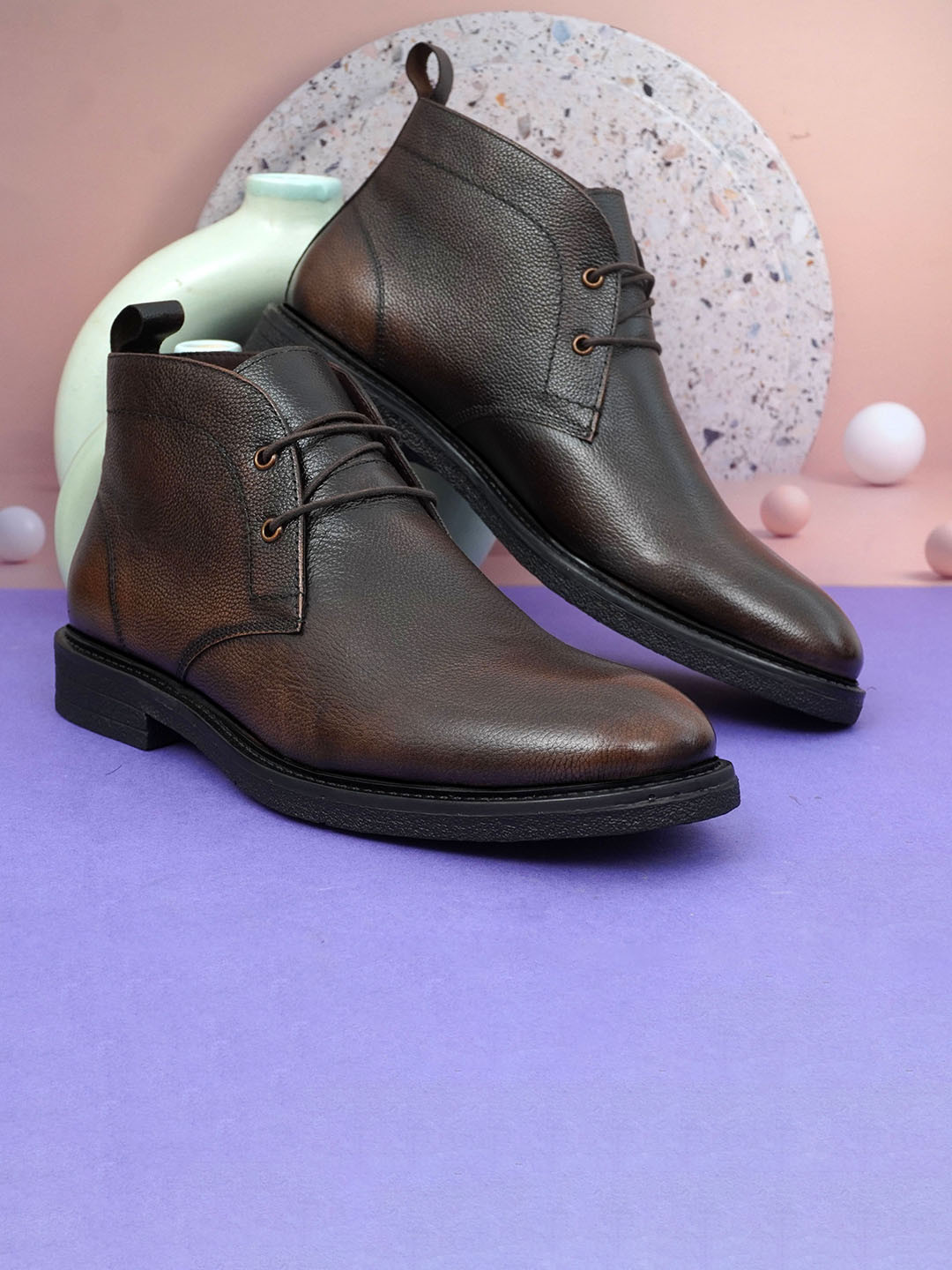 NICO NERINI Men High Ankle Regular Boots