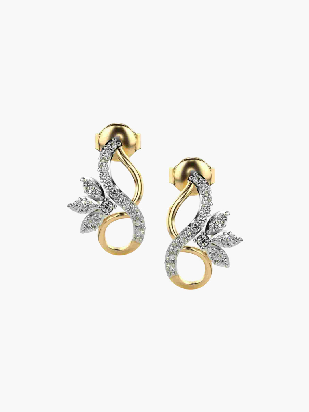 VALANOVA 18K Yellow Gold 0.30 Ct Lab Grown Diamond Earrings