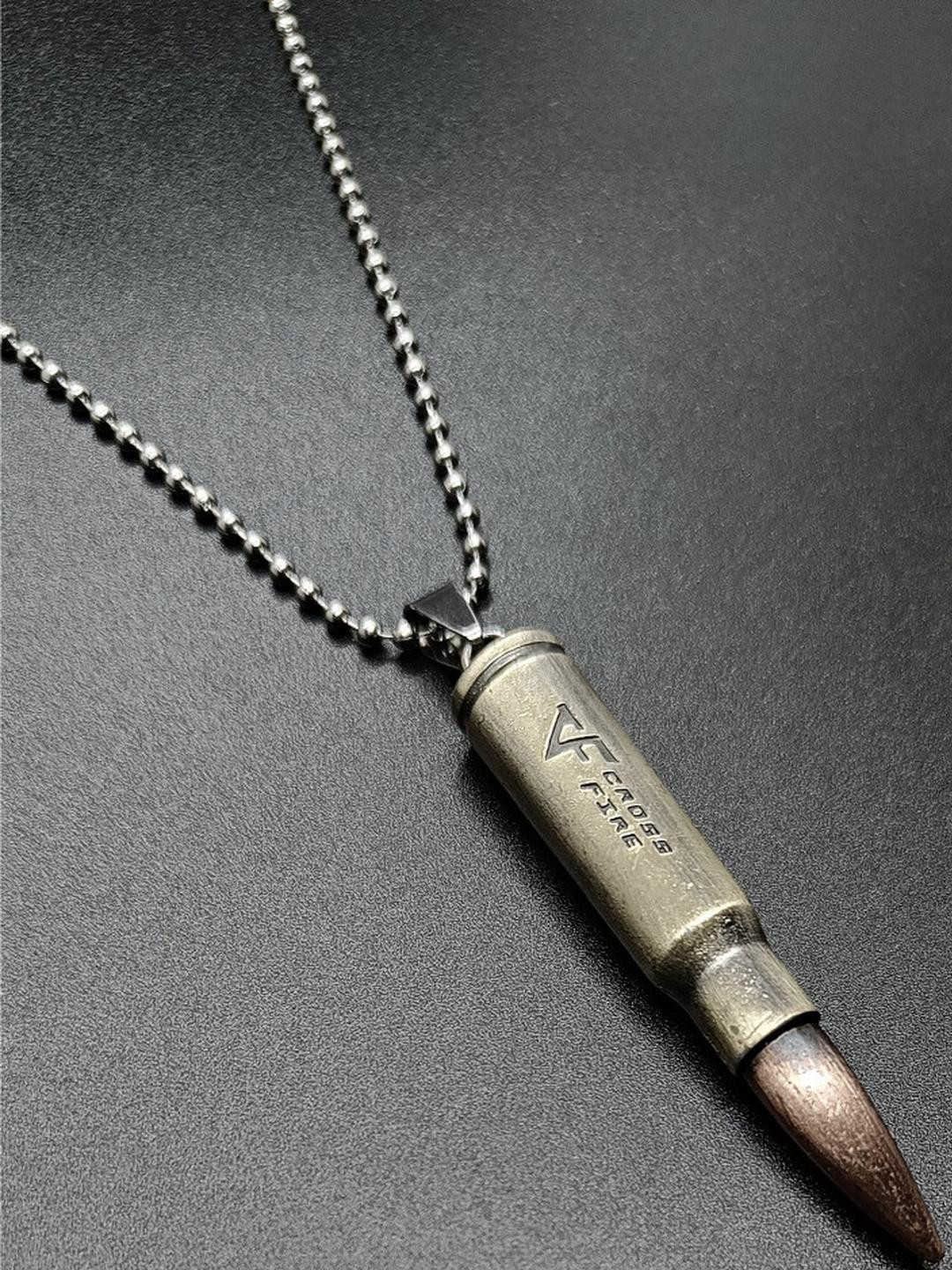 Dynamic Retail Global Multi Men's Silver Chain With Pendant