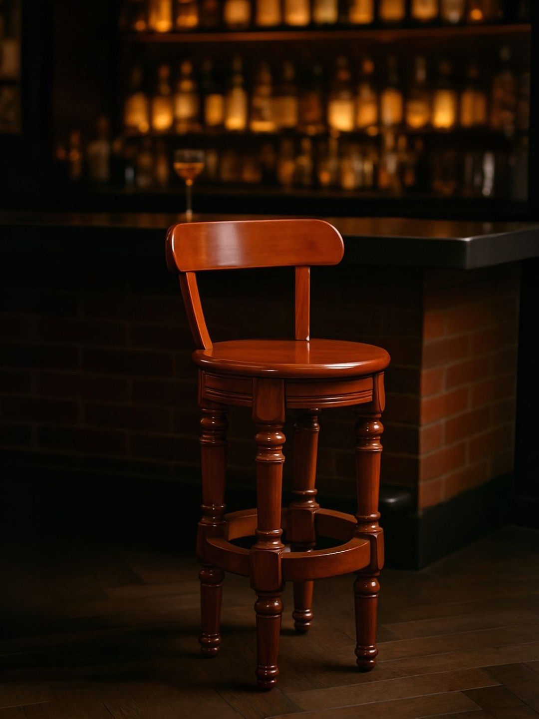 Sujan Carnival Funiture Brown Wooden Dining Chair