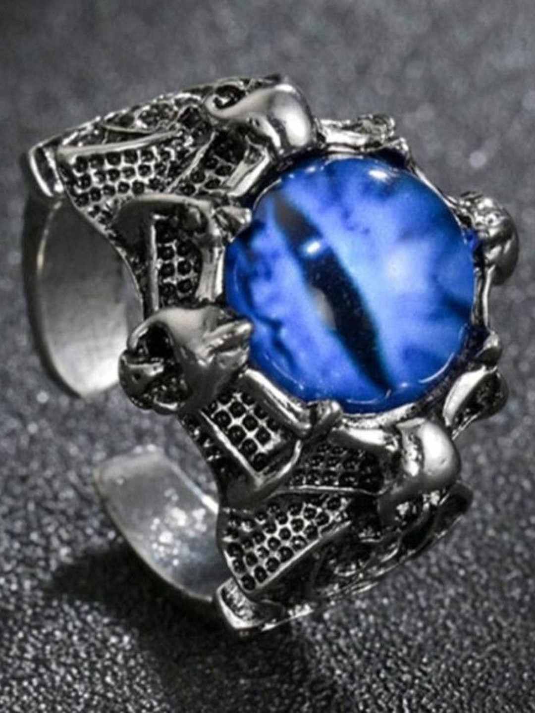 Ringzinnie Stainless Steel Eye Finger Ring