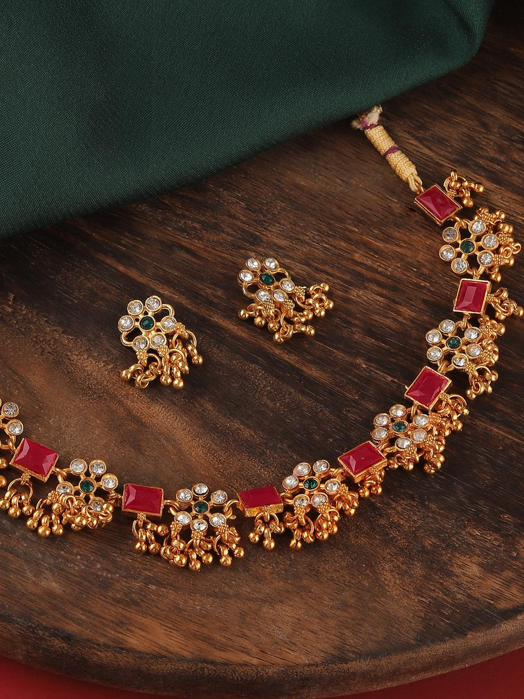 Bhagya Lakshmi Gold-Tone Necklace