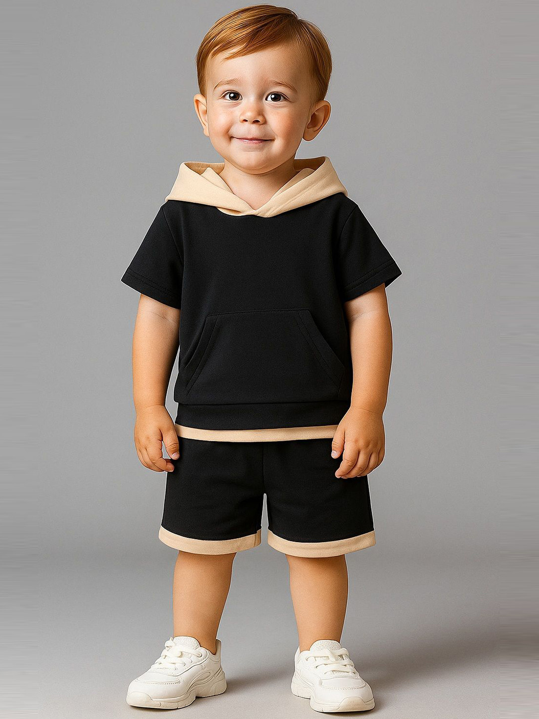 BAESD Kids Hooded T-shirt With Shorts