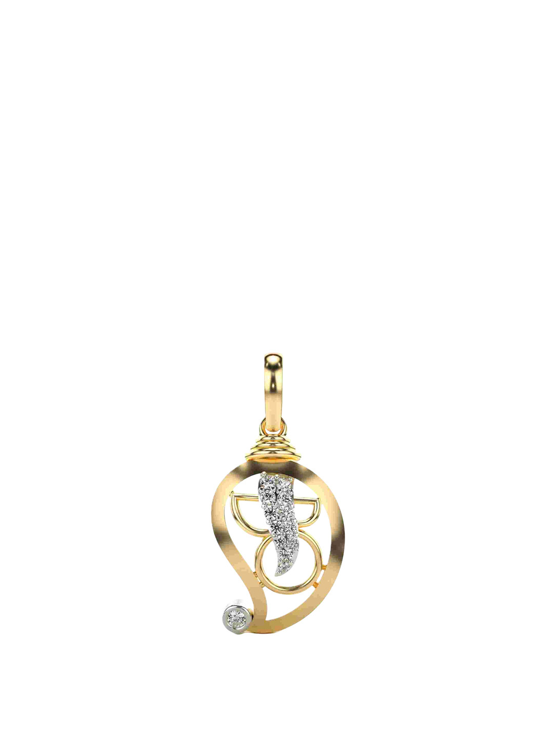 VALANOVA 14K Yellow Gold 0.33 Ct Lab Grown Diamond Pendant
