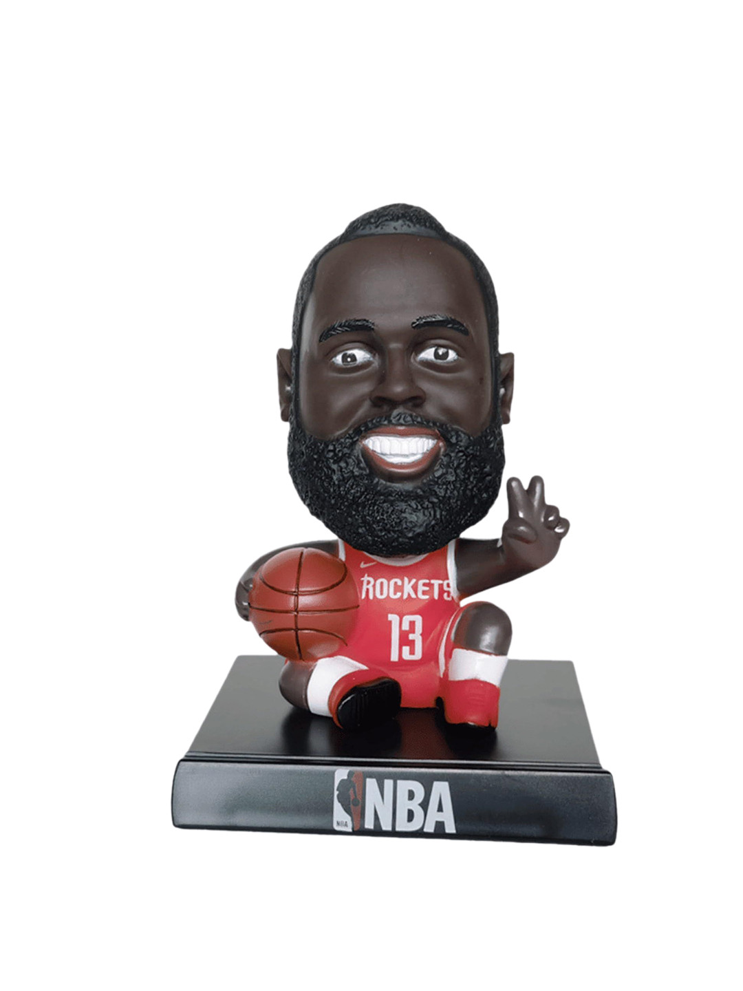 AUGEN Brown & Red NBA Harden Figure Bobblehead