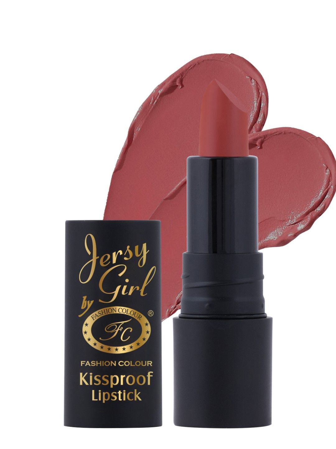 Fashion Colour Jersy Girl Kiss Proof Waterproof Matte Lipstick - Pink Violet - 56