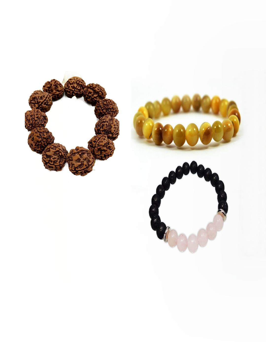 Divine souvenirs Unisex Set Of 3 Artificial Bracelets
