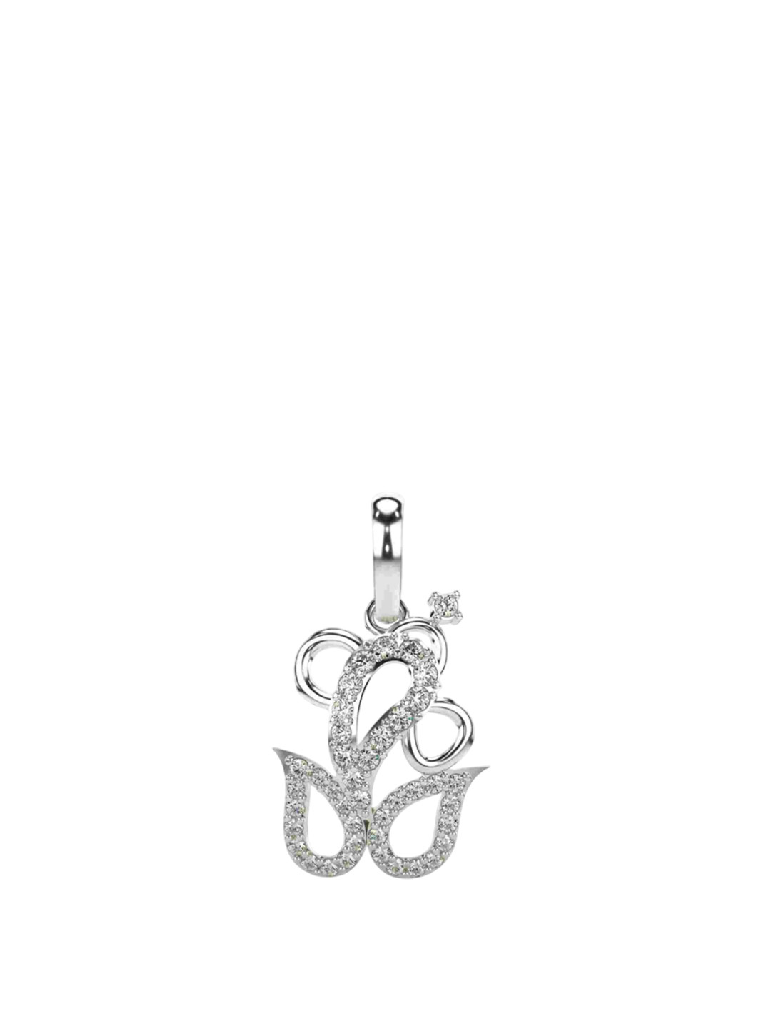 VALANOVA 14K White Gold 0.27 Ct Lab Grown Diamond Pendant