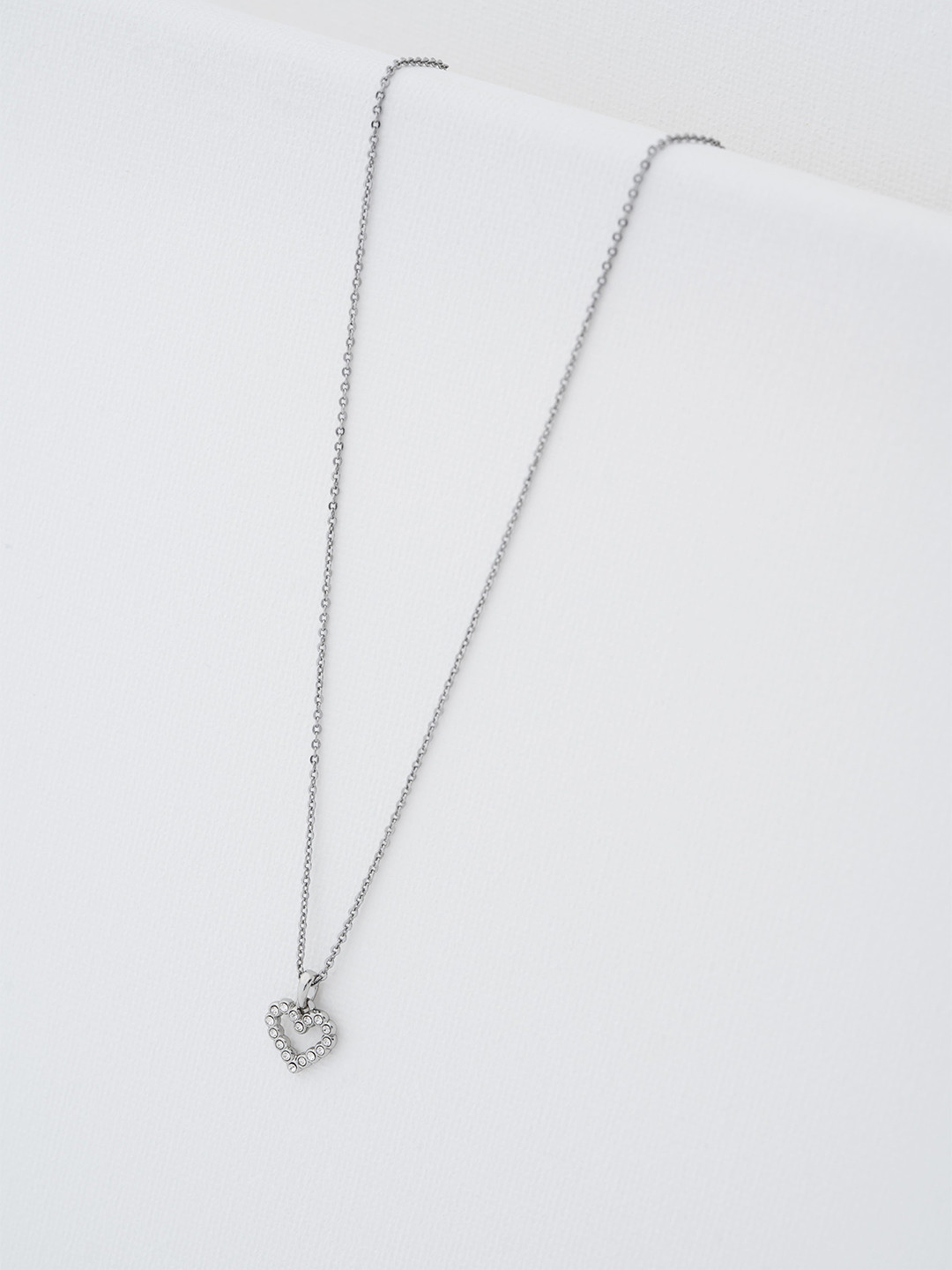 Ted Baker Silver-Plated Heart Pendants With Chains