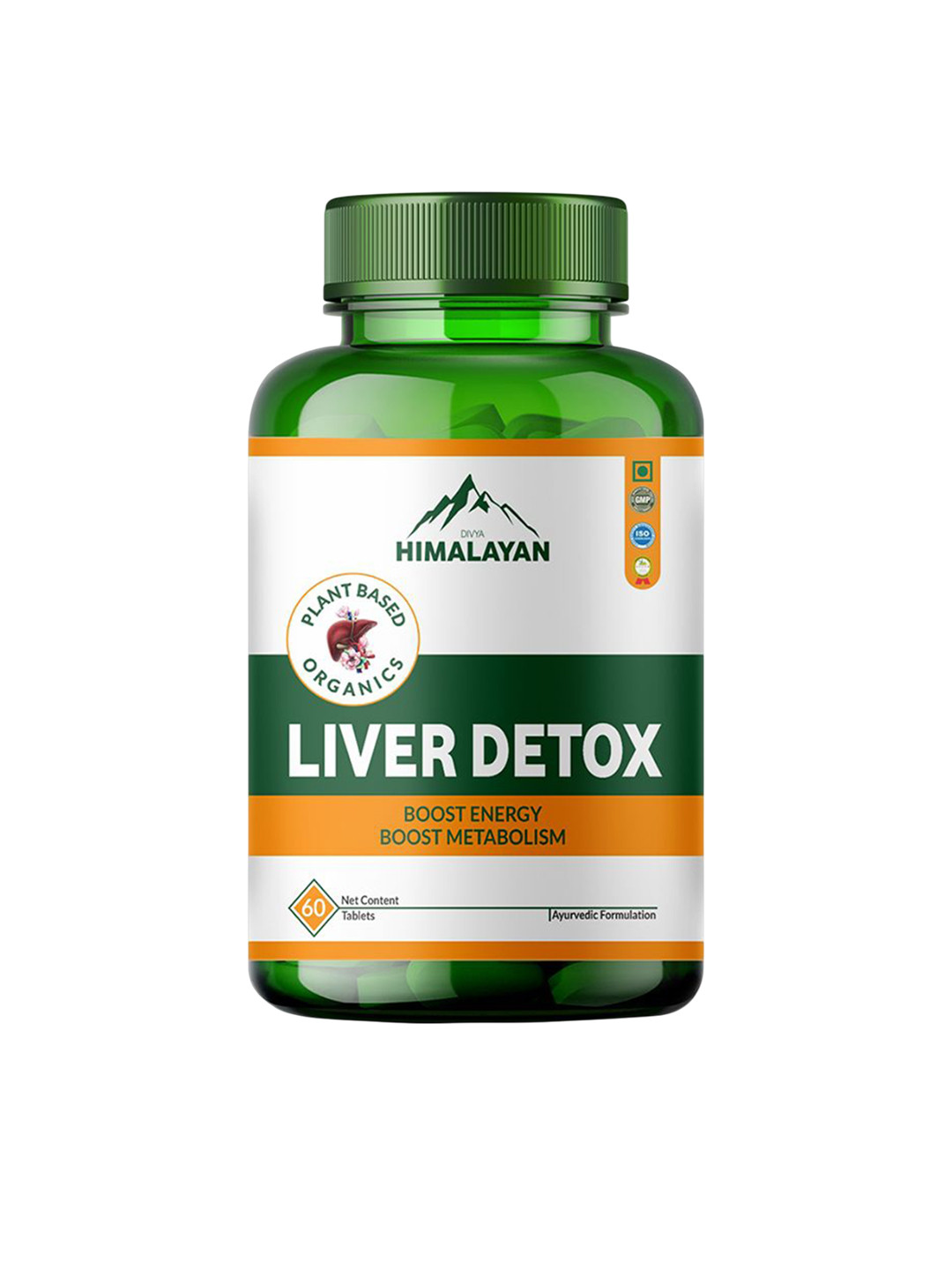 DIVYA HIMALAYAN Plant Based Liver Detox Tablets - 60 Tablets