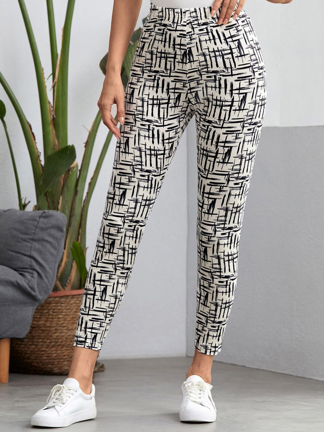 DTR FASHION Printed Ankle Length Tights