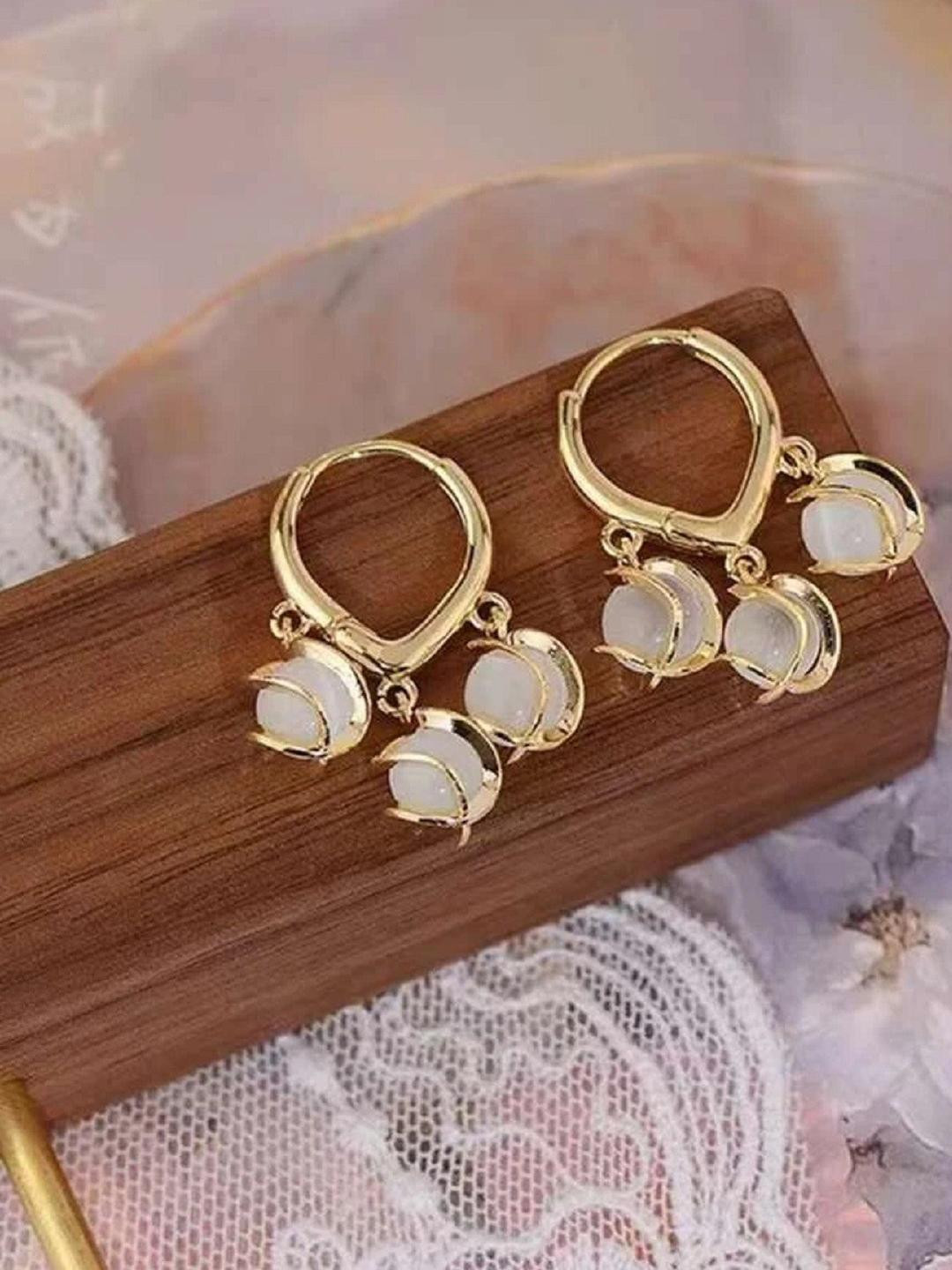 spyronix real treasure Gold-Plated Metal Earrings
