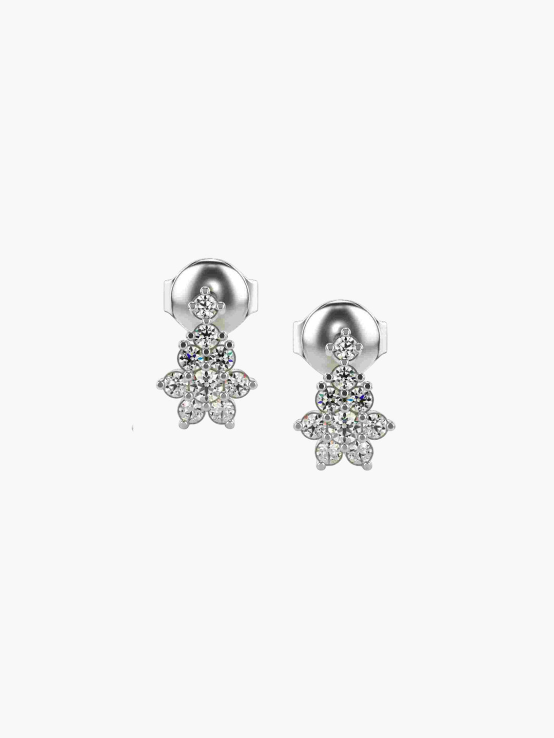 VALANOVA 18K White Gold 0.30 Ct Lab Grown Diamond Earrings