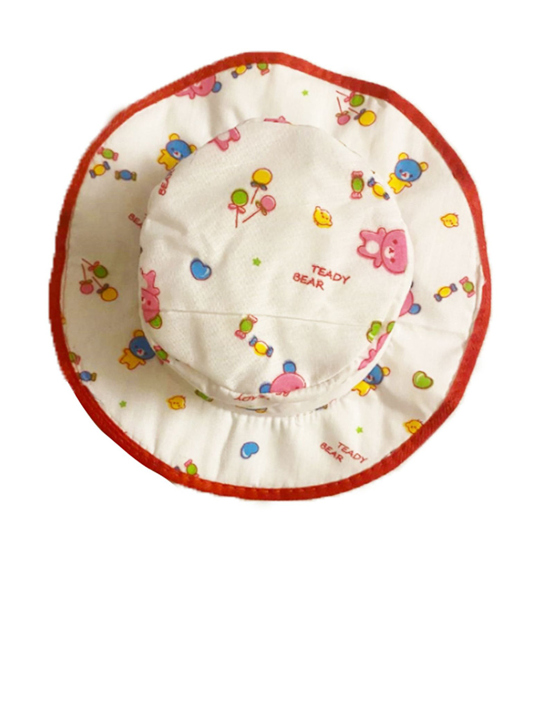 BAESD Kids Cotton Teddy Bear Printed Bowler Hat