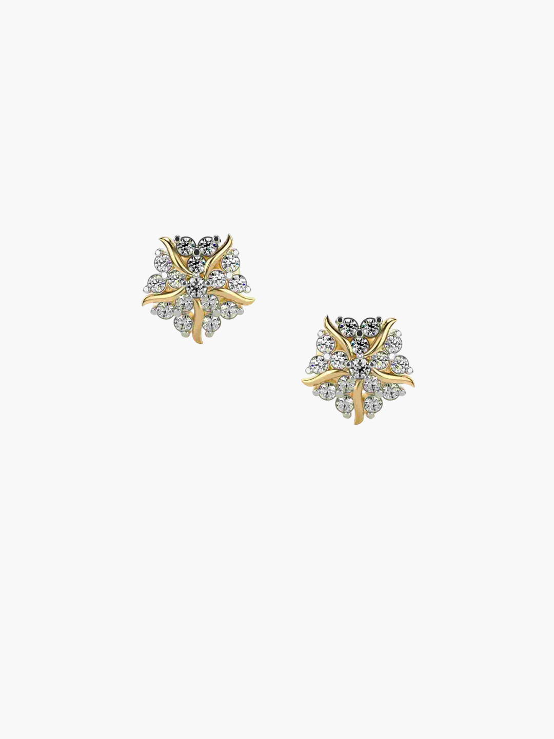 VALANOVA 18K Yellow Gold Certified 0.31Ct Lab Grown Diamond Earrings