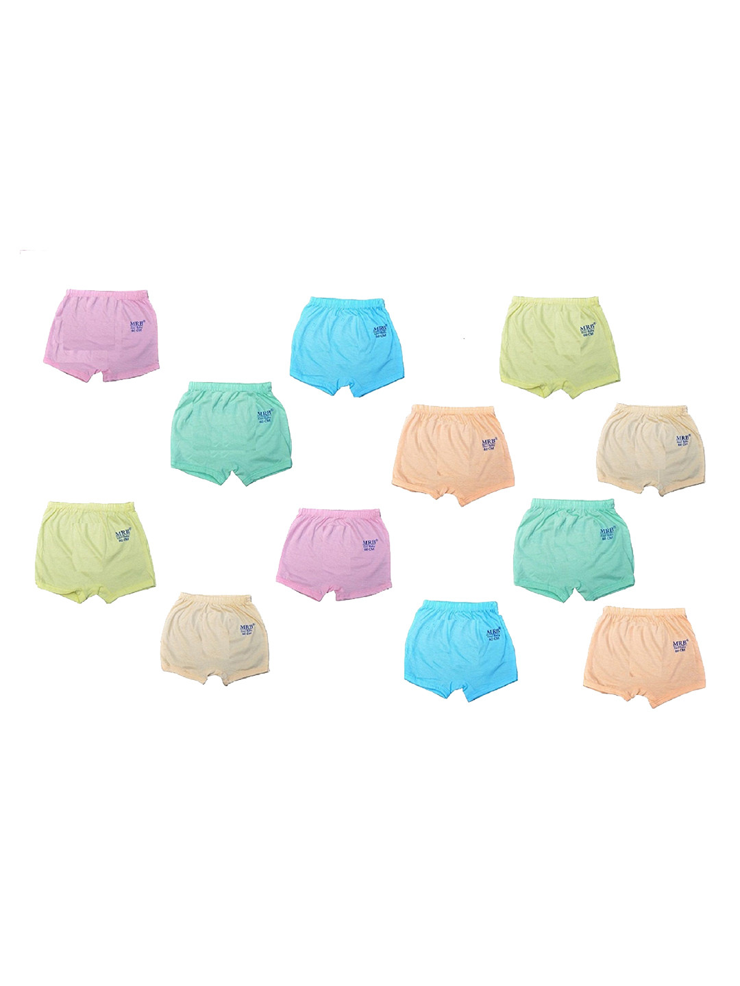 MRB Kids Pack Of 12 Boy Shorts Briefs