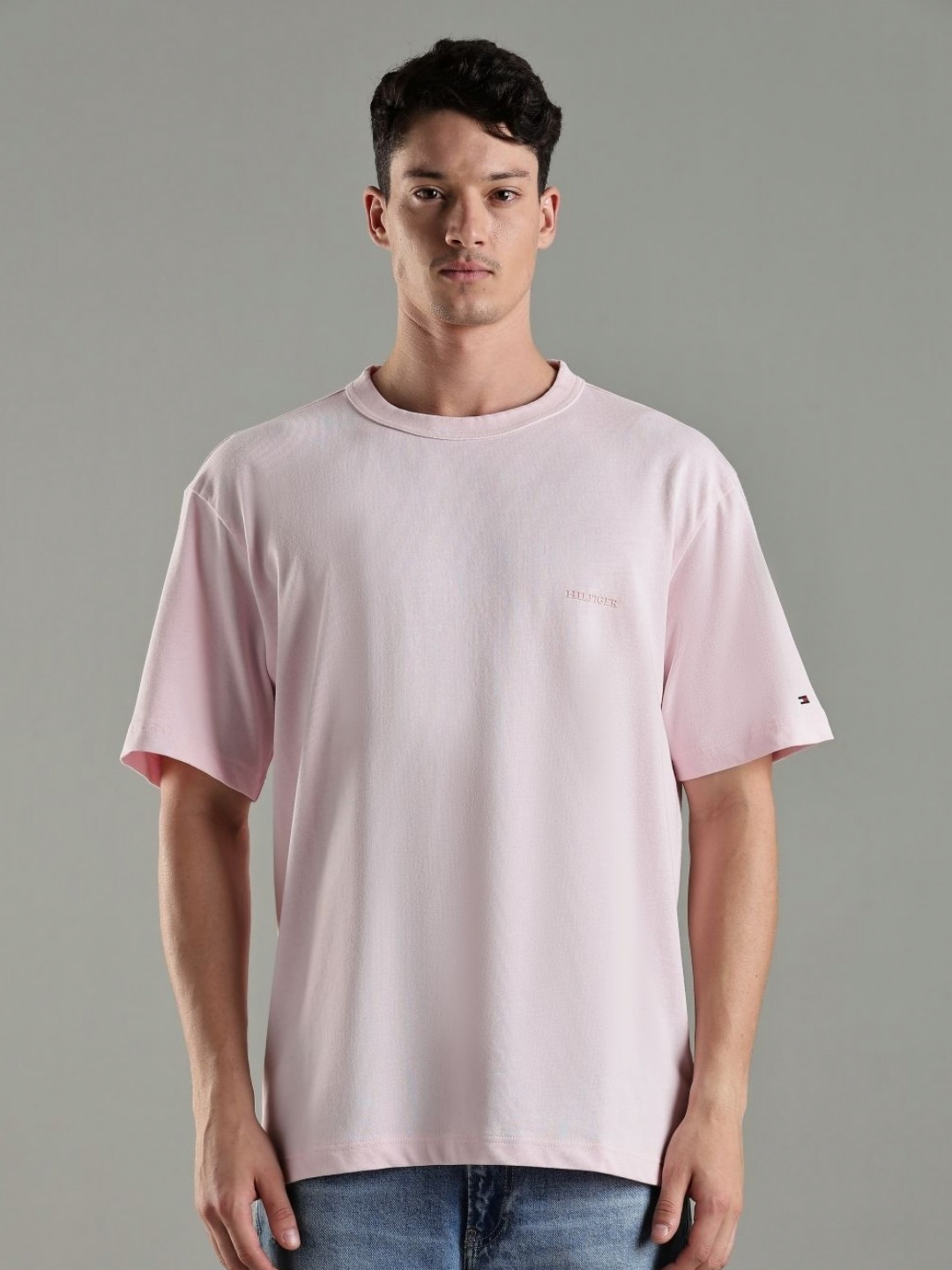 Tommy Hilfiger Europe Drop-Shoulder Sleeves Relaxed Fit T-shirt