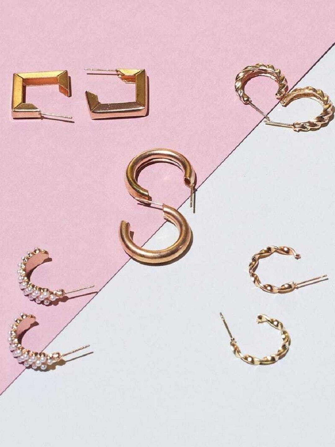 spyronix real treasure Gold-Plated Alloy Earrings