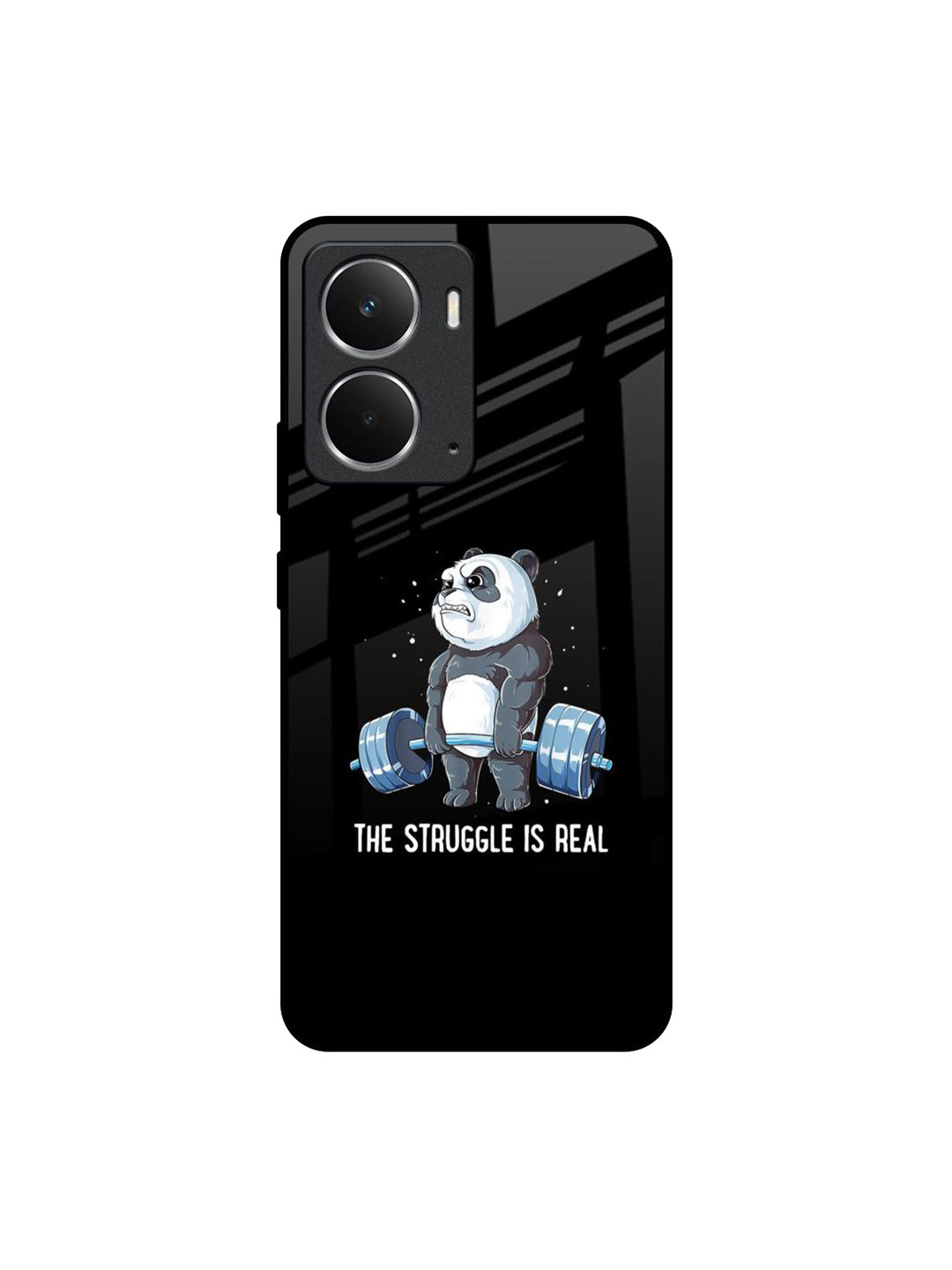 QRIOH Graphic Printed Realme P3 5G Glass Back Case Mobile Accessories