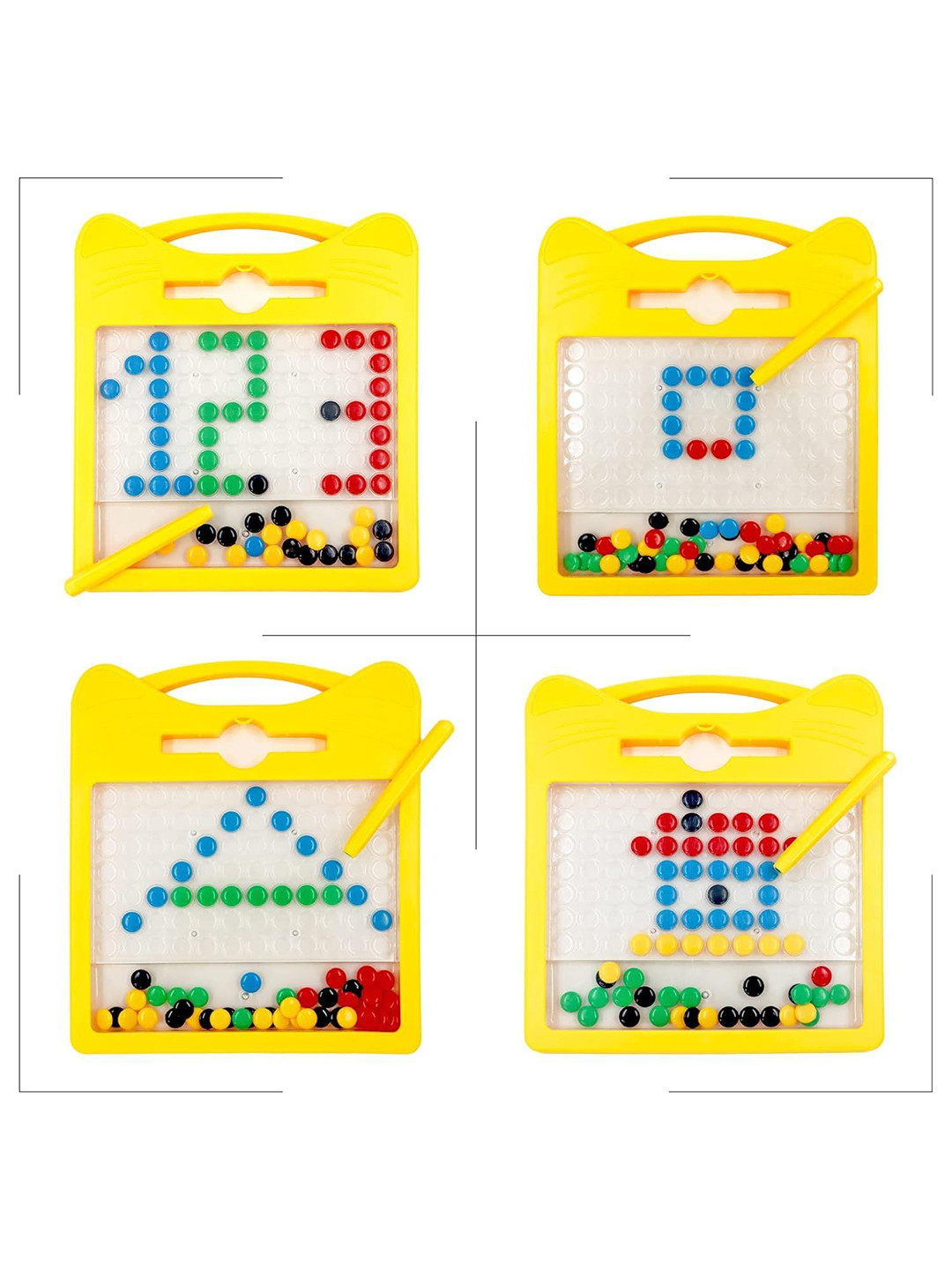 Kidoyz Kids Magnetic Drawing Board Puzzles Activity Toys and Games