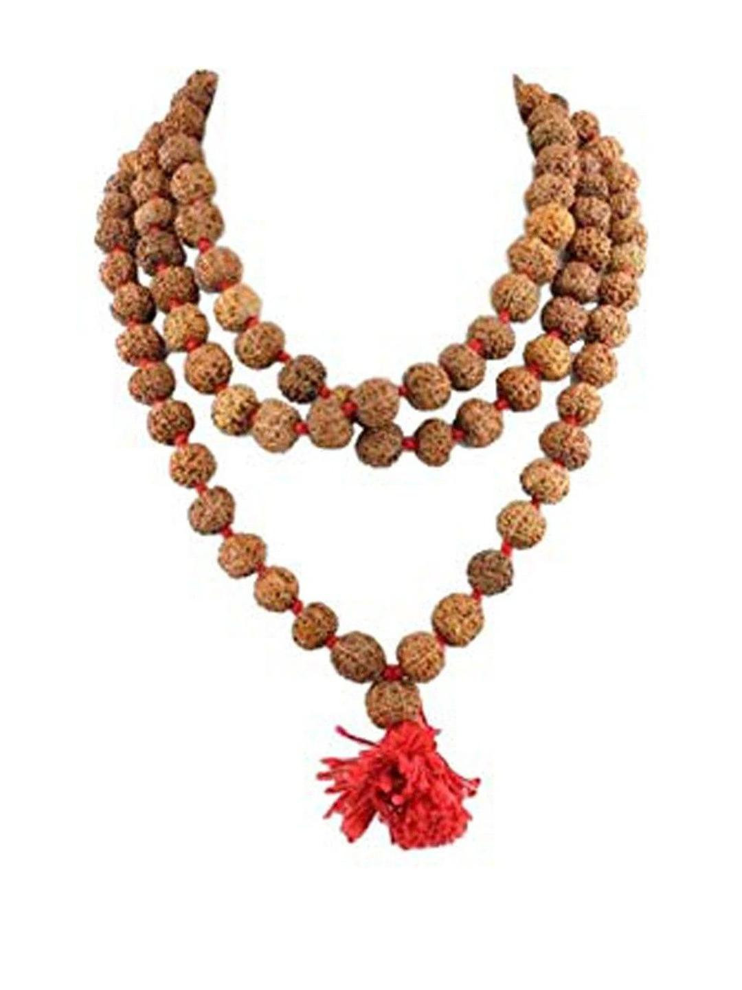 Divine souvenirs Unisex Minimal Rudraksha Jaap Mala